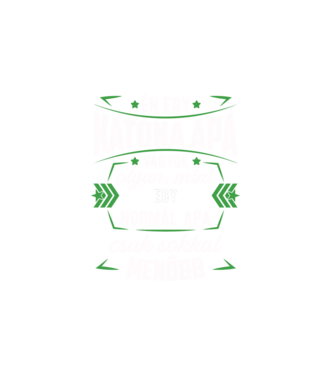Menő Katona apa minta fehér pólón