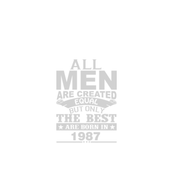 All men are created - 1987 minta fekete pólón
