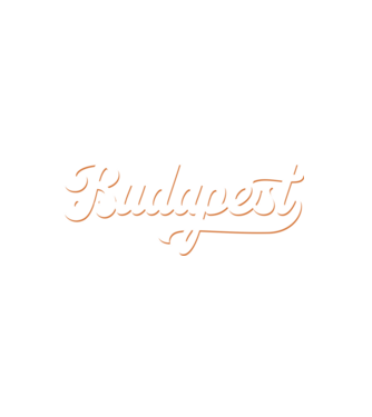 Classic Budapest minta fehér pólón