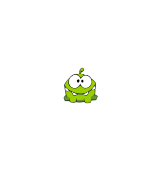 Cut the Rope minta fehér pólón