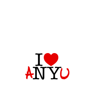 I Love NY anyu minta fehér pólón