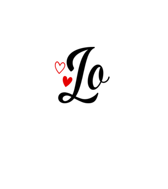 LOVE páros minta fehér pólón