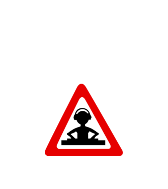 djwarning minta fehér pólón