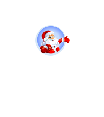 Santa circle minta szürke/fekete pólón