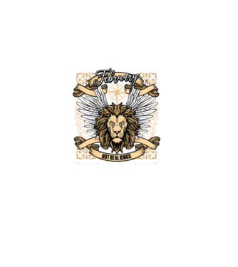 KINGS ARE BORN 1995 - FEBRUÁR minta türkiz pólón