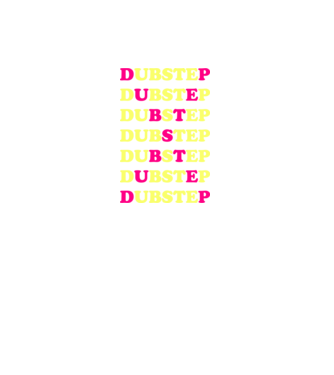Dubstep minta fekete pólón