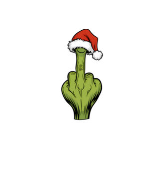 Szeretem a karácsonyi páros pólókat, de én nem Grinch Fekete pólóra angol minta fehér pólón