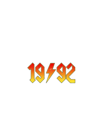 1992 Július megszületik egy legenda minta fekete pólón