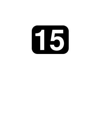 15 minta fehér pólón