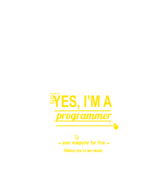 I am a programmer minta piros pólón