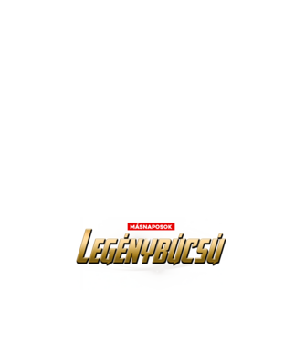 Legénybúcsú végjáték arany minta sötétkék pólón