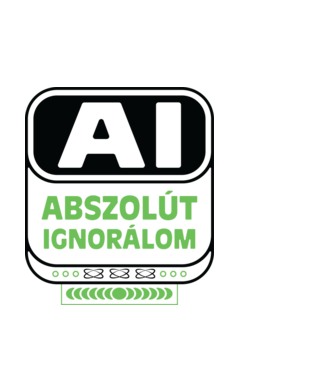 Abszolút ignorálom AI minta fehér pólón