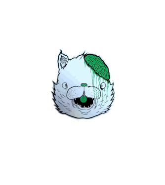 Dropdead! Cat minta fehér pólón