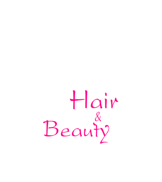 Hair & Beauty minta fehér pólón