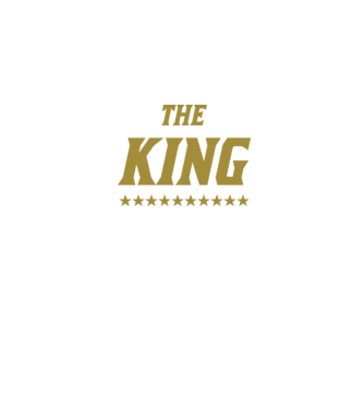 The King minta sötétkék pólón