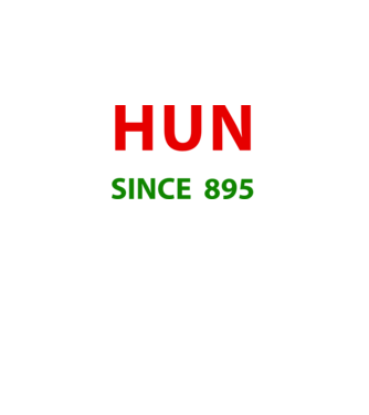 HUN minta fekete pólón