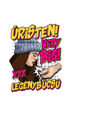 VERY BIG Legénybúcsú minta fehér pólón