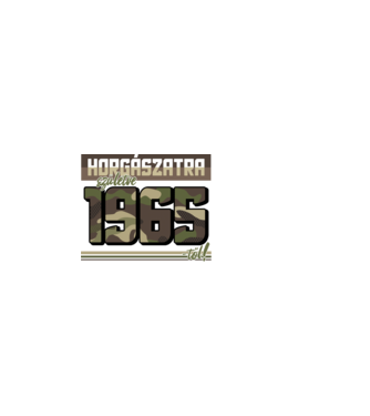 Horgászatra születve - 1965 minta sötétkék pólón