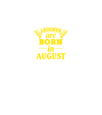 Legends are born in August minta piros pólón