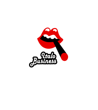 Italo_Business_logo minta sötétkék pólón