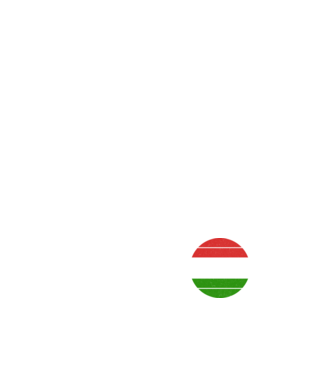 made in 1968 retro vintage hungary minta fehér pólón