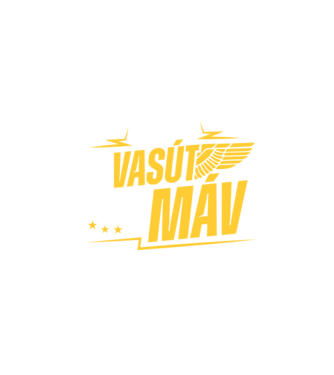 Hív a vasút vár a máv minta fehér pólón