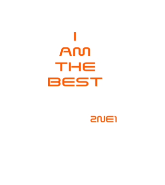 I Am The Best minta királykék pólón