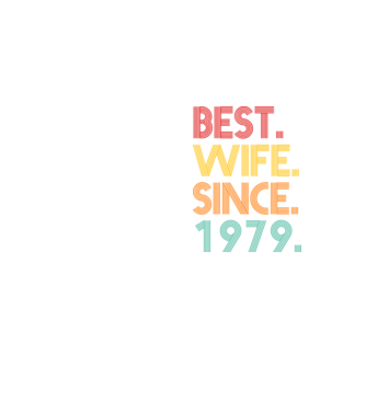 best wife since 1979 retro minta neonsárga pólón