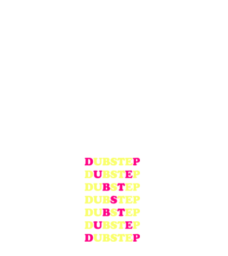 Dubstep minta fehér pólón