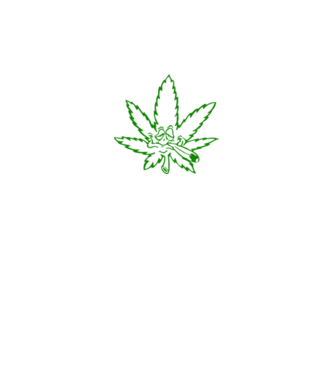 THC minta fekete pólón