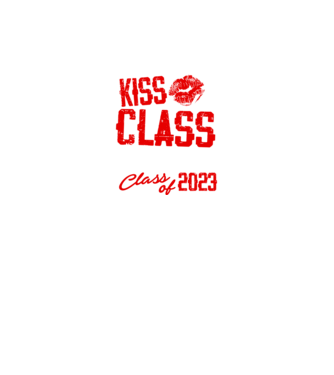 Kiss our Class minta fekete pólón