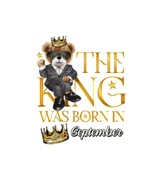 The king was born int SEPTEMBER minta fehér pólón
