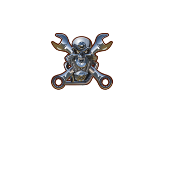 Motorhead minta fekete pólón