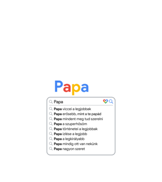 Google keresés PAPA  minta fekete pólón