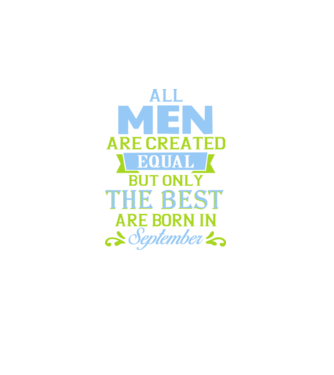 All men created equal....september minta sötétkék pólón