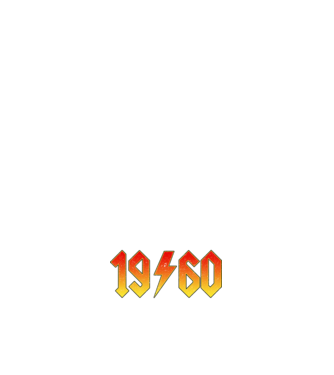 Rock születésnap 1960 MÁJUS minta sötétkék pólón