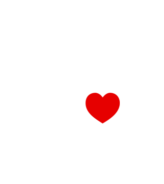 I heart trumpet minta fekete pólón