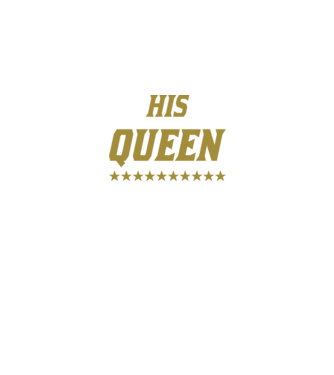 His Queen minta fekete pólón