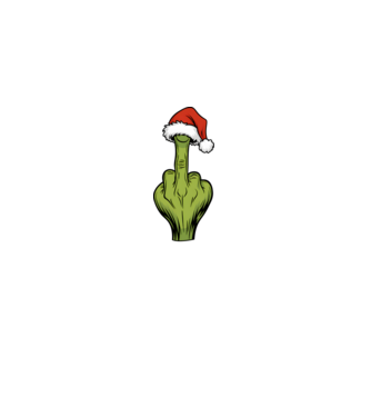 Szeretem a karácsonyi páros pólókat, de én nem Grinch Fekete pólóra minta fehér pólón
