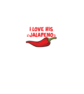 Couple JALAPENO minta fehér pólón