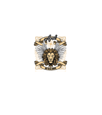 KINGS ARE BORN 1985 - ÁPRILIS minta fekete pólón