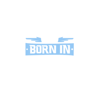 Legends are born in April minta királykék pólón