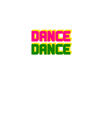 Dance minta farmerkék pólón