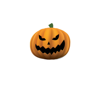 Halloween Tök 4 minta piros pólón