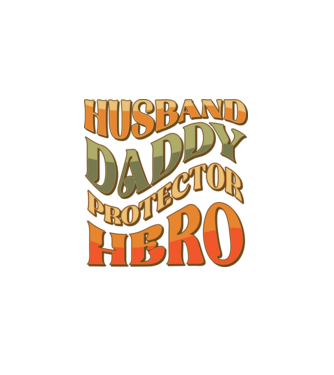 Husband daddy text minta fekete pólón