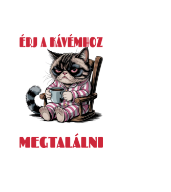 Érj a kávémhoz, a GOOGLE sem fog megtalálni fekete alapra minta fekete pólón