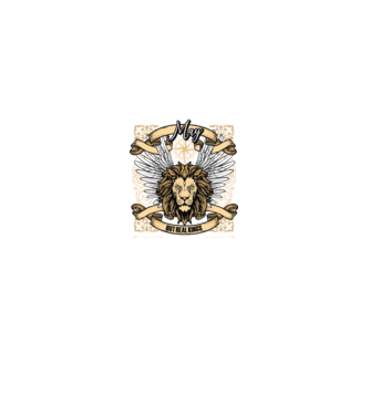 KINGS ARE BORN 1975 - MÁJUS minta fekete pólón
