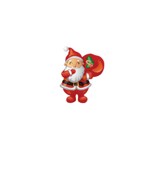 santa4 minta sötétkék pólón