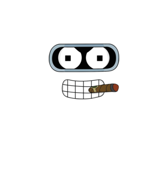 Futurama - Bender minta fekete pólón