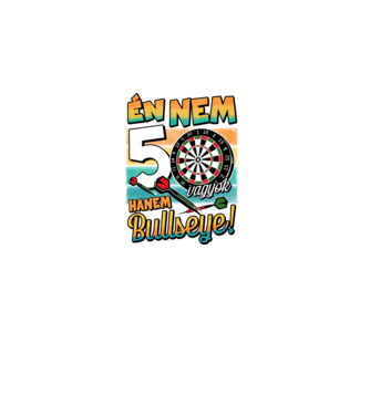 Darts Szülinap 50 éves minta fekete pólón